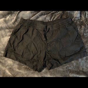 Old Navy Black Linen Shorts
